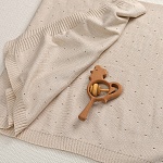 Плед "Капелька" бежевый