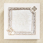 Вышитая подушка "Разговор с Ангелом"