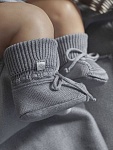 Носочки вязаные "Наследник", серые