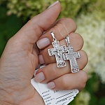 Серебряный крестик 11956АКВ