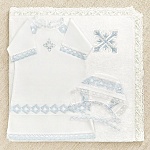 Крестильный набор для мальчика "Александр" с полотенцем