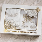 Крестильный набор для девочки "София" с полотенцем