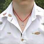 Серебряный крестик 10274АКВ