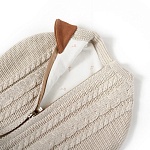 Вязаный кокон для новорожденного Loom топленое молоко