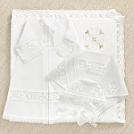 Крестильный набор для девочки "Пелагея" с полотенцем