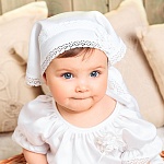 Косынка с цветочком "Ангелина"