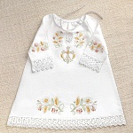 Крестильный набор для девочки "Василиса" с полотенцем