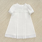 Крестильный комплект "Аленка" для девочки с пеленкой