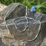 Серебряная цепочка "Венецианская" 0,35