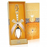 Серебряная ложка с позолотой "Ангел"