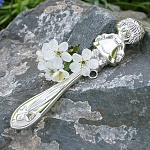 Серебряная ложка и погремушка "Принцесса"