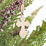 Золотой крестик 12558АКВ