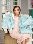 Костюмчик с платьем "Люрекс" тиффани