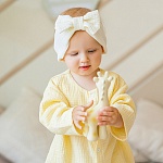 Повязка с бантом муслиновая