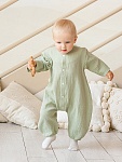 Комбинезон Облачко оливковый из муслина