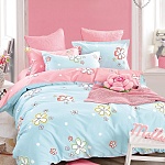 "Цветочек" 1,5 спальный комплект постельного белья