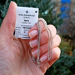 Цепь ПГ 2260 из родированного серебра