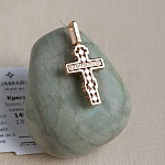 Золотой крестик 14869АКВ