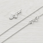 Серебряная цепочка "Шарики"