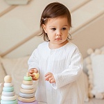 Комбинезон Облачко молочный из муслина