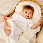 Крестильная рубашка "Кружевное перышко"