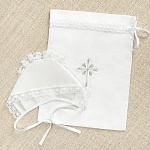 Мешочек для крестильных принадлежностей "Крест с лучиками"