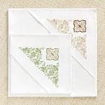 Крестильный пеленка с капюшоном "Яблочный и медовый Спас"