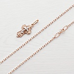 Золотая цепочка "Якорь" 0,6