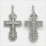 Серебряный крестик 12092АКВ