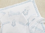 Крестильный набор "Голубая лоза" с полотенцем