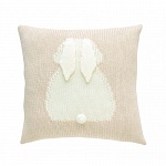 Декоративная подушка Зайка на бежевом