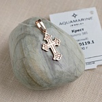 Золотой крестик 10119АКВ