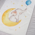 Детское одеяло 100х140 Слоненок на луне