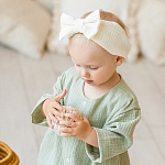 Комбинезон Облачко оливковый из муслина