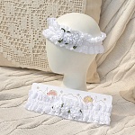 Кружевная повязка с цветочками