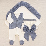 Костюмчик/комплект с уголком Денди калейдоскоп