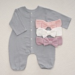 Комбинезон Облачко серый из муслина