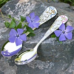 Подарочный набор "Икона и ложка Крестильная"