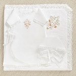 Крестильный набор для девочки "Анна" с полотенцем