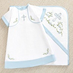 Крестильный комплект "Василёк" для мальчика с крыжмой