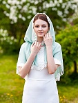 Церковный платок с капюшоном "Арина" женский