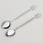 Серебряная ложка  "Ангел-хранитель большой"