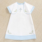 Крестильный набор для мальчика "Василёк" с полотенцем