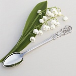 Серебряная ложка "Ажурный крест"