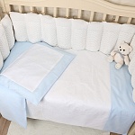 Постельное белье Голубая россыпь 3 предмета