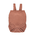 Боди и шапочка "Зайка" терракот