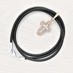 Гайтан каучуковый черный