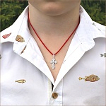 Золотой крестик 11003АКВ