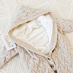 Утепленный комбинезон  "Остин" с капюшоном, крем-брюле