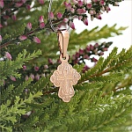 Золотой крестик 12617АКВ